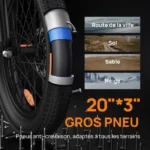 Cadre pliable du URLIFE E20