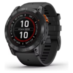 Montre de Sport Garmin fēnix 7X Pro Solar Edition Gris Slate Noir