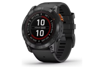 Montre de Sport Garmin fēnix 7X Pro Solar Edition Gris Slate Noir